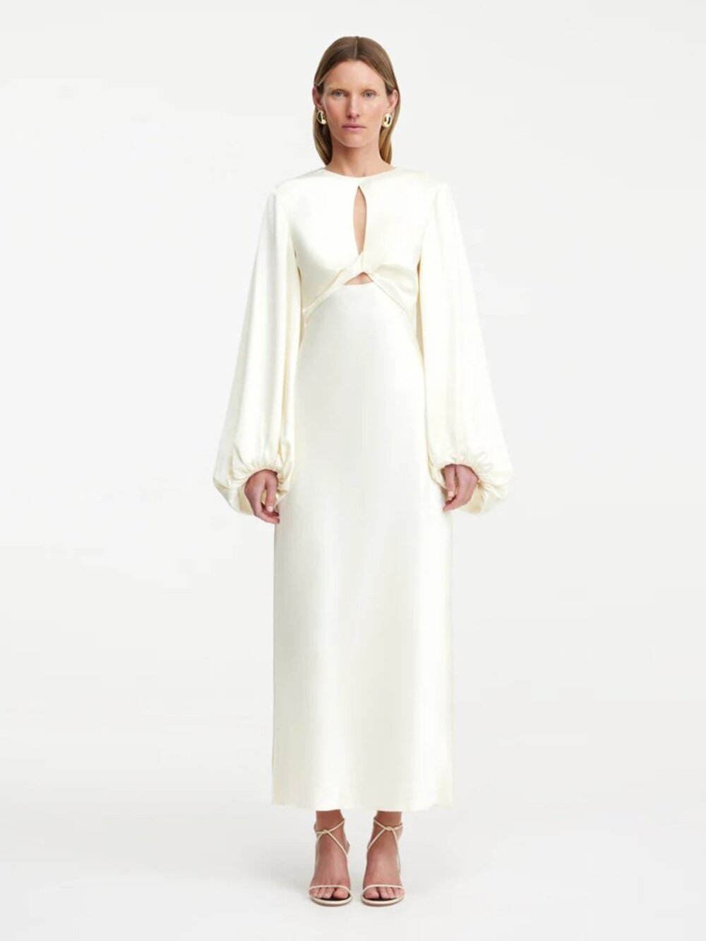 Significant Other Jasmine Dress Long Sleeve Maxi Dress size 4 wedding bridal